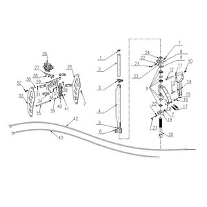 Chaos Gt1600 Electric Scooter Front Brake Cable