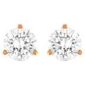 Click to view product details and reviews for Swarovski Solitaire Pierced Earrings White Rose Gold Tone Plated 5112156.