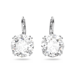 Swarovski Millenia Drop Earrings Round Cut White Rhodium Plated 5628351