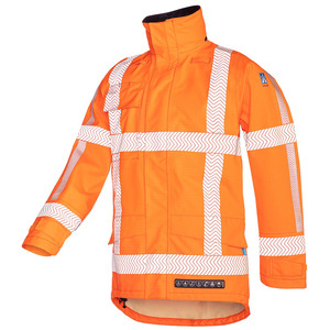 Sioen 7333 Beltrum High Vis Orange Multi Norm Jacket