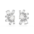 Click to view product details and reviews for Swarovski Gema Stud Earrings Flower White Rhodium Plated 5644679.