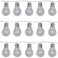 Solar Powered String Light with 15 LED Lamps