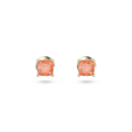 Click to view product details and reviews for Swarovski Stilla Stud Earrings Cushion Cut Orange Gold Tone Plated 5639123.