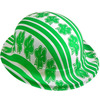 Green Irish Shamrock Ireland St Patricks Day Plastic Bowler Hats - Twelve