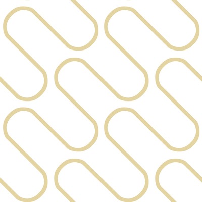 Linear Curve Wallpaper White / Gold Catherine Lansfield 206504