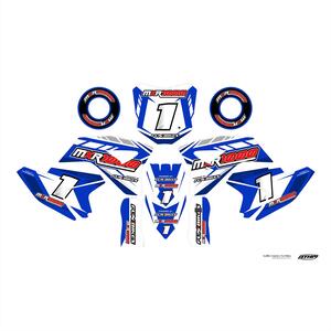 Funbikes Mxr1000 Electric Dirt Bike Blue Sticker Kit