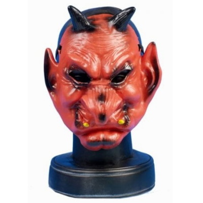 Latex Halloween Character Trick Or Treat Face Masks - DEVIL