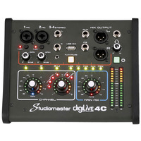 StudioMaster DigiLive 4 Channel Compact Digital Mixer