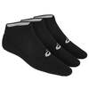 Asics Unisex 3Pak Ped Socks - Black