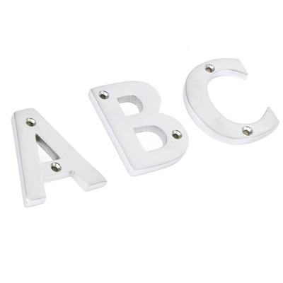 From The Anvil Letters (A-Z), Satin Chrome Finish - 83804SC LETTERS, SATIN CHROME - N