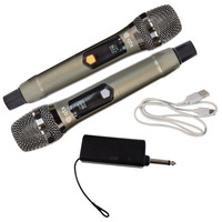 Dual UHF Handheld Microphone System