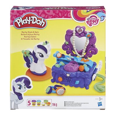 Play-doh My Little Pony Rarity Style And Spin Playset