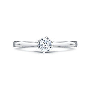 Classic 6 Claw Diamond Ring 025cts