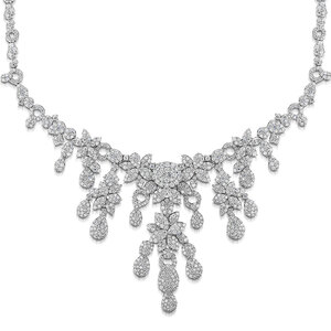 Diamond Petal Drop Collar 1875cts