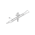 Click to view product details and reviews for Mountfield Replacement 727 And 827 Ride On Mower Blade P N 184109505 0.