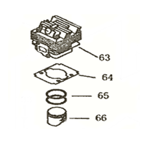 Mitox Replacement 26cc Cylinder Gasket Mi1e34f 9