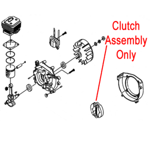 Gardencare Clutch Assembly Shoes Spring Gc1e34f101