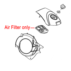 Mitox Chainsaw Air Filter Miyd38010800 00