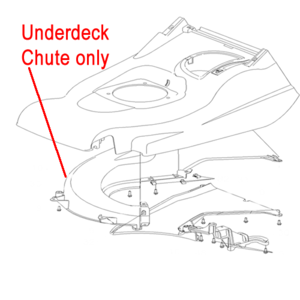 Hayter Harrier 48 490 Underdeck Chute 111 0131