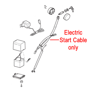 Mountfield Electric Start Cable 118204192 3