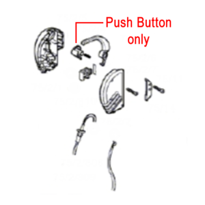 Genuine Bosch Push Button F016l66237