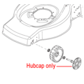 Click to view product details and reviews for Mountfield 170mm Wheel Hubcap 322110491 0.