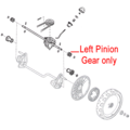 Click to view product details and reviews for Mountfield Left Pinion Gear Z12 122570134 0.