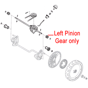Mountfield Left Pinion Gear Z12 122570134 0