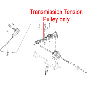 Mountfield Drive Tension Pulley 122601915 0
