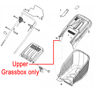 Al Ko Lawnmower Grassbag Upper Box 46346640