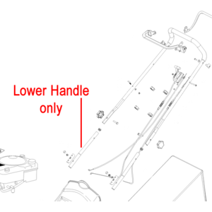 Hayter Harrier 56 Lower Handle 111 1384 03