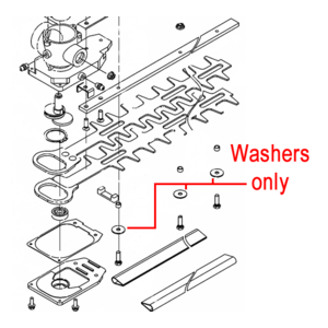 Mitox Hedgetrimmer M5 Washer Pack Of 5 Migj3302 6 M5