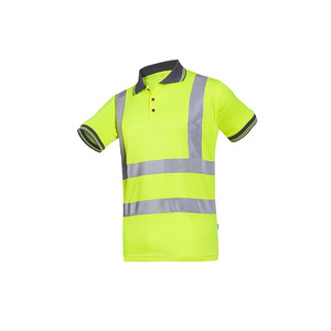 Sioen 3879 Molina Short Sleeved High Vis Yellow Polo