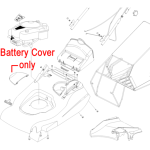 Hayter Harrier 56 Battery Cover 560015