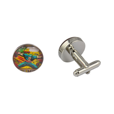 Comic Book Captain America Attack Cufflinks