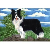 Skye Tiles Border Collie 12x8
