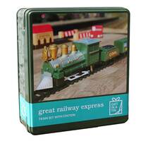 Gift in a Tin - Great Railway Express Train Set with Station