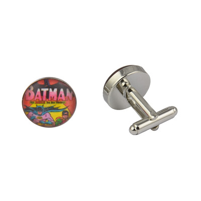 Superhero Batman and Robin Art Cufflinks