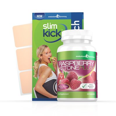 Raspberry Ketone Plus & Weight Loss Slimming Patch Pack - 1 Month Supply