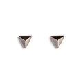 Click to view product details and reviews for Geometric Triangle Stud Earrings In Silver Default Title.