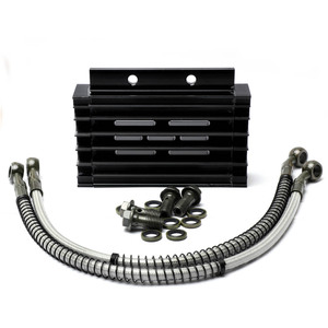 Pit Bike Oil Cooler Kit Black