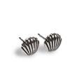 Click to view product details and reviews for Seashell Sea Shell Stud Earrings In Silver Default Title.