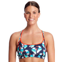 Funkita Ladies Pengoo Parade Sports Bikini Top