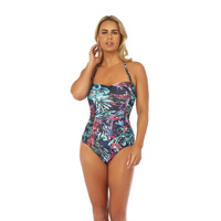 Seaspray 21-2163 SeaSpray Alina Gather Front Bandeau Swimsuit 21-2163 Multi 21-2163 Multi