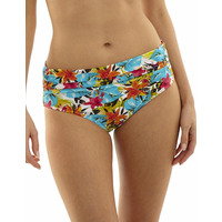 Panache Leila Midi Bikini Brief Tropical Print