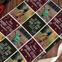Red & Green Christmas Wrapping Paper