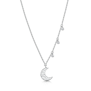 Rox Celestial Moon And Drop Pendant