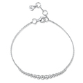 Click to view product details and reviews for Rox Orbit Beaded Silver Bracelet.