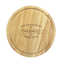 Perfect Pizza Wooden Pizza Board