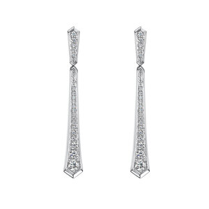 Cosmic Diamond Drop Earrings 039cts